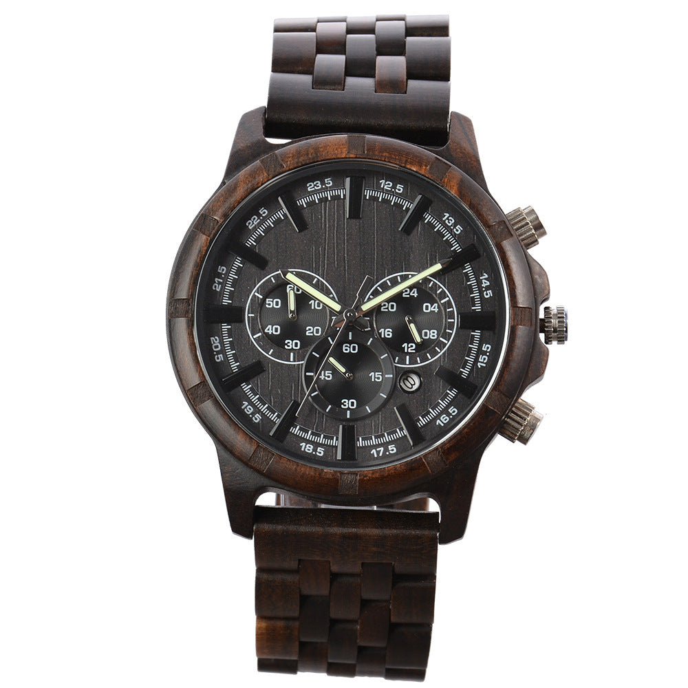 Men's Multi-function Quartz Watch Business Luminous