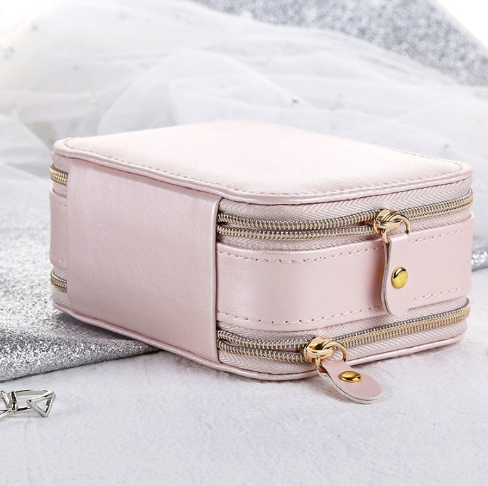 Portable PU Jewelry Storage Box