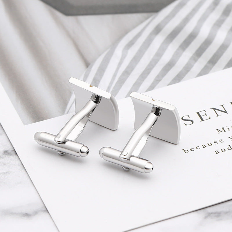 High Quality Smooth Metal Cufflinks