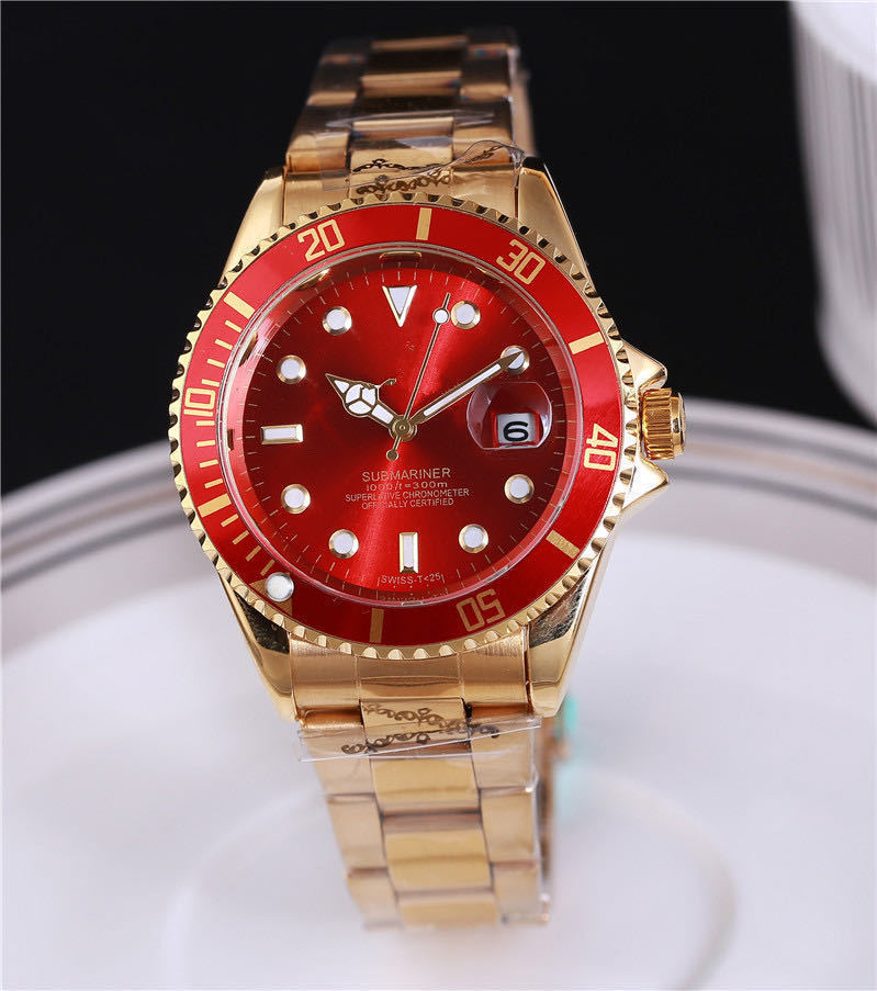 Steel strap fashion watch men's watch steel belt watch