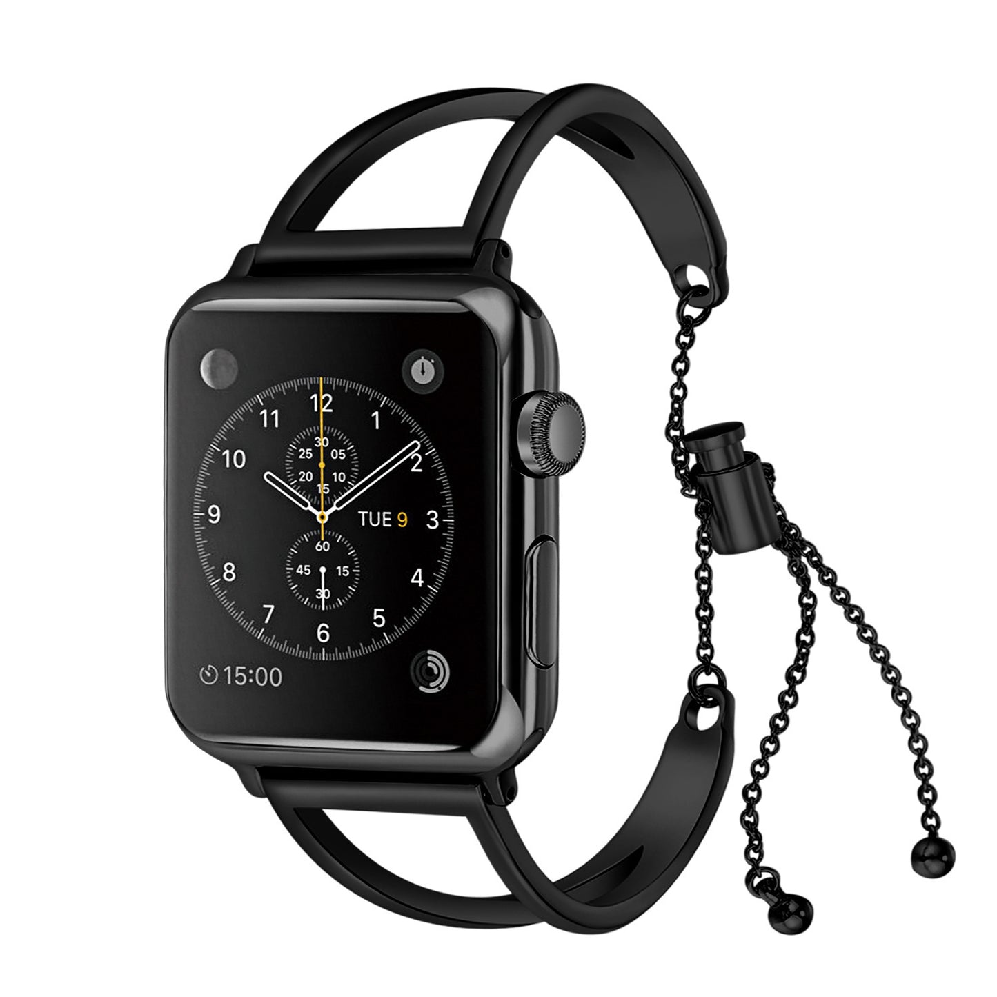 Compatible with Apple, Watch Bands Adjustable Stainless Steel Strap / iWatch series 3 2 1 (38mm/42mm)