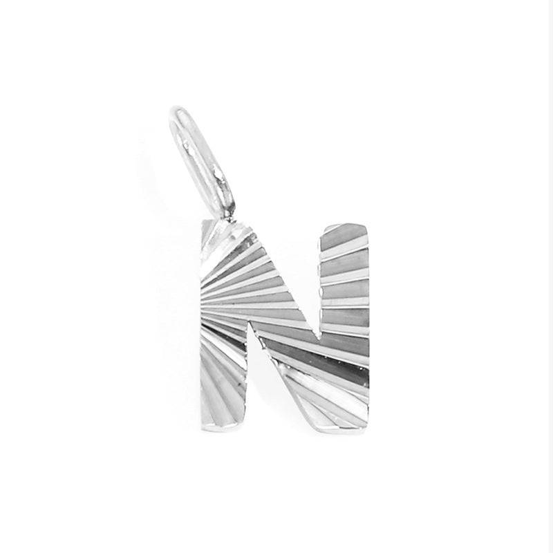 Stainless Steel 26 English Letters Ornament Pendant