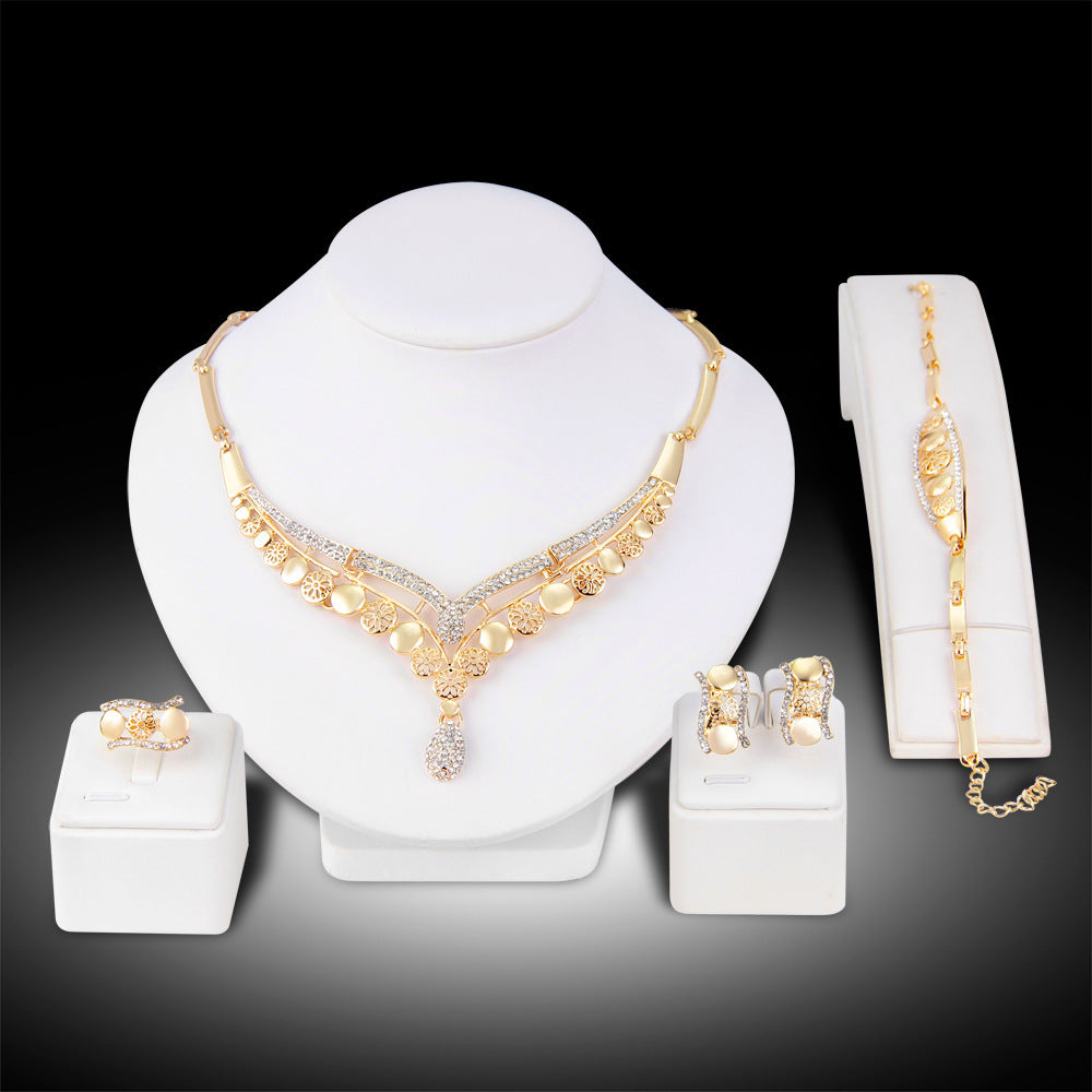 Gilded Radiance Jewelry Set