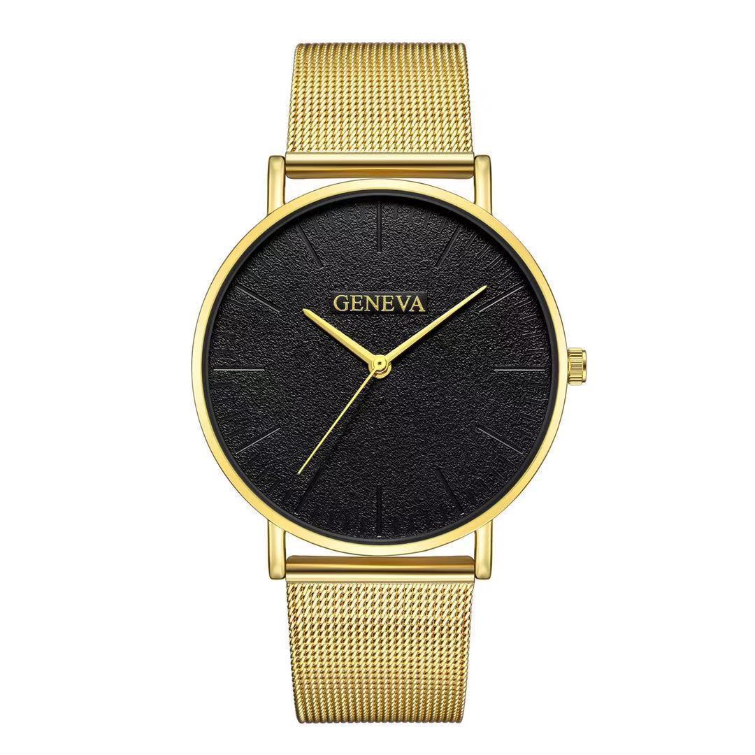 Men's watch men's watch steel mesh strap watch