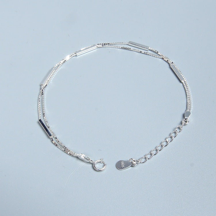 925 Sterling Silver Stick Bracelet