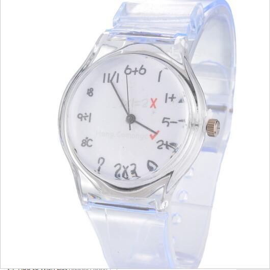 Plastic Transparent PVC Watch Small  Watch Ladies