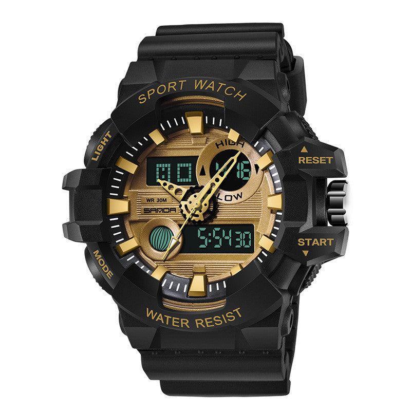 Fashion sports waterproof men's electronic watch