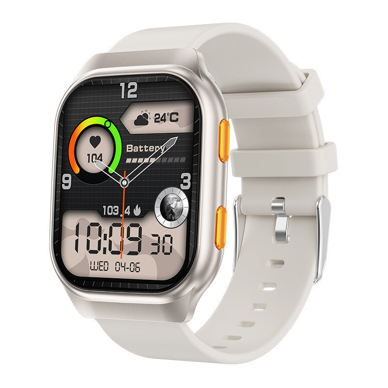 Advanced Health & Communication Smartwatch: Full Touch & Extended Battery