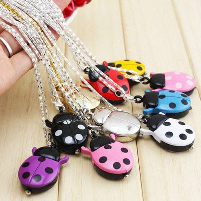 Cartoon beetle hanging chain pocket watch