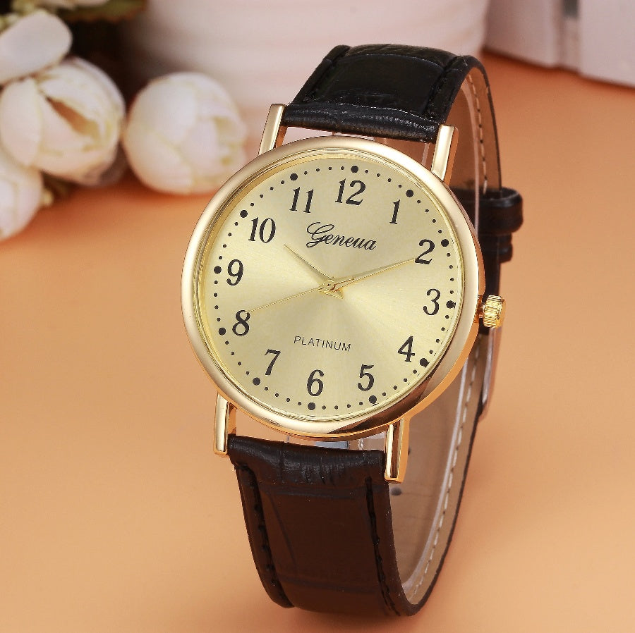 Fashion Temperament Men's Belt Quartz Watch