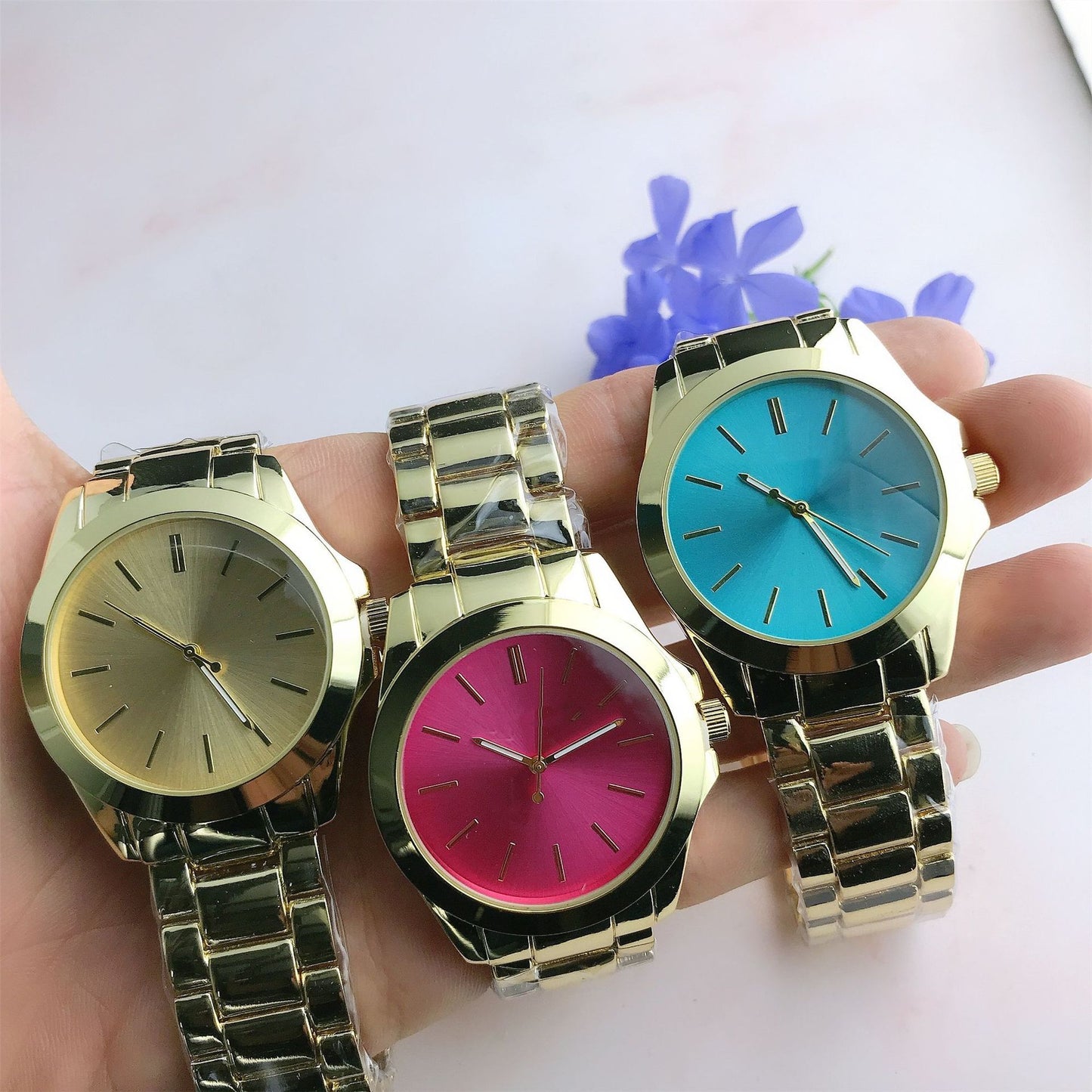 Casual Elegance And Creativity Quartz Wrist Watch Male And Female Matching Style Korean Simple