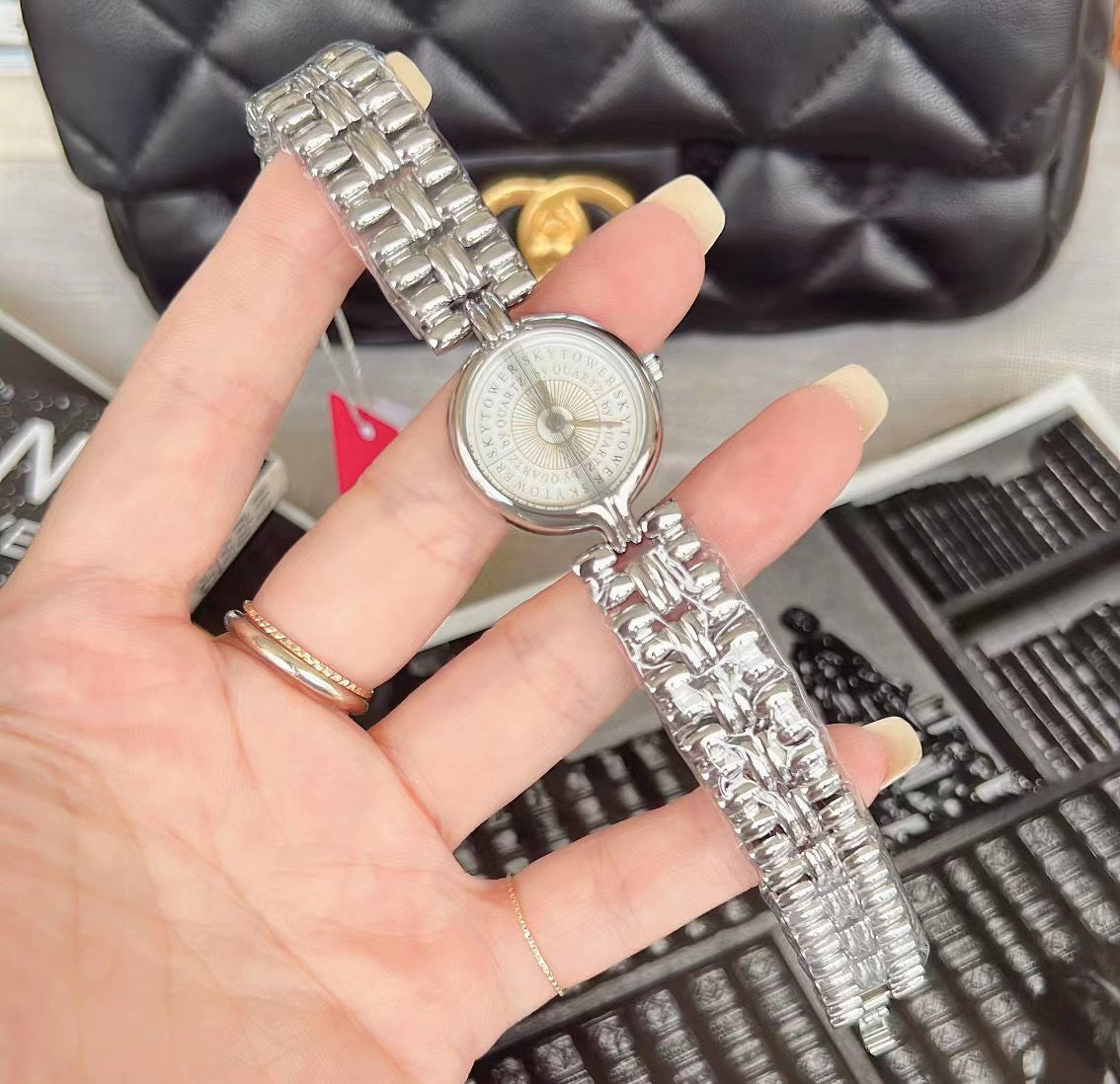 Popular Rudolf Mid-Ancient Bracelet Simple Cold Style Hollow Women's Watch