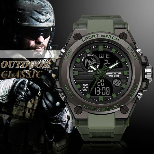 Multifunctional Digital Electronic Watch: Waterproof & Trendy