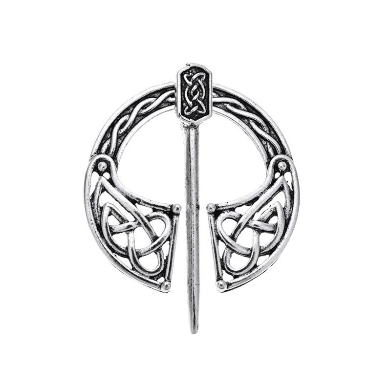 Viking Brooch With Metal Buckle