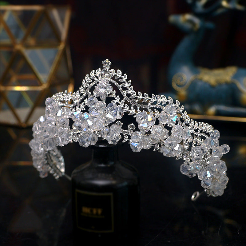 Bridal Crown Baroque Crystal High-end Luxury Headband