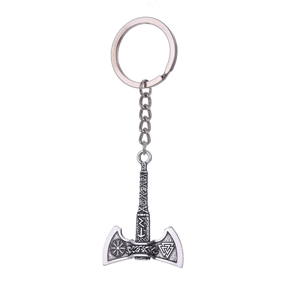 America Southeast Asia Car Keychain Odin Axe