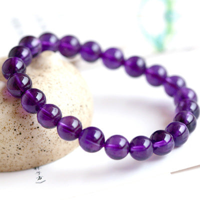 Natural amethyst bracelet