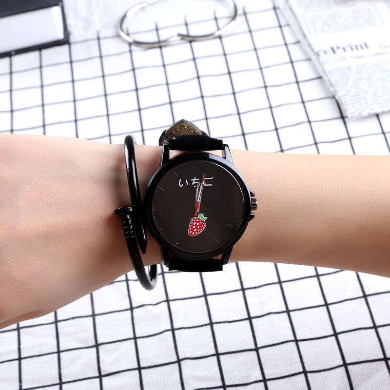 Retro personality simple female watch