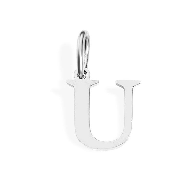 26 Letter Pendant Couple Bracelet Necklace English Pendant