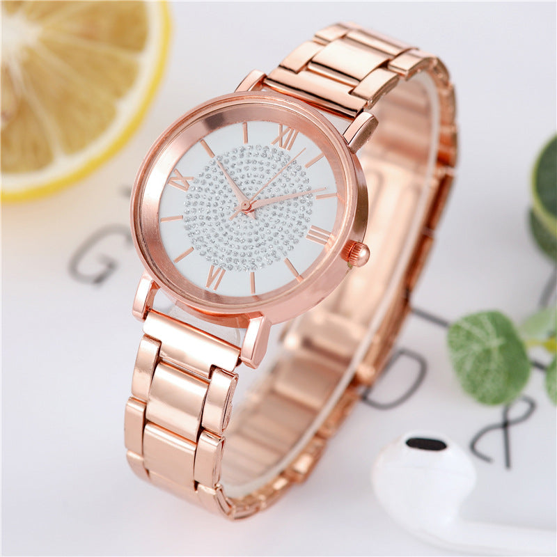 Women's gypsophila quartz watch