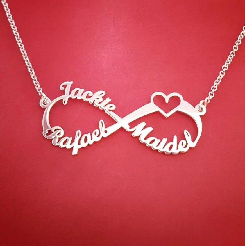 Custom Infinity Name Necklace