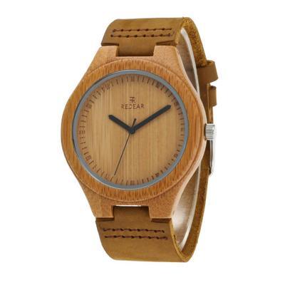 Crafted Wood & Leather Couple's Watch