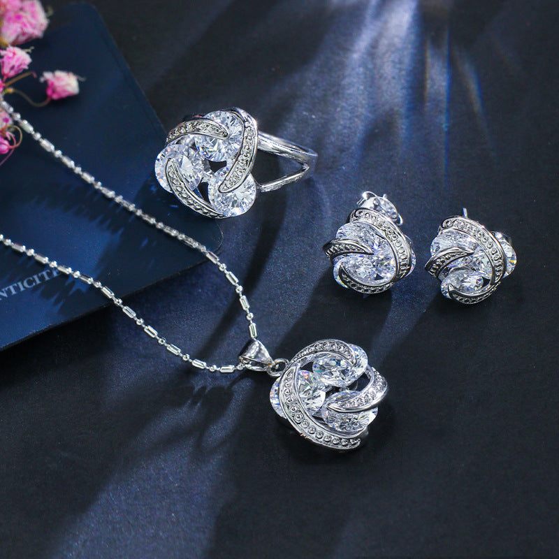 Zircon jewelry set