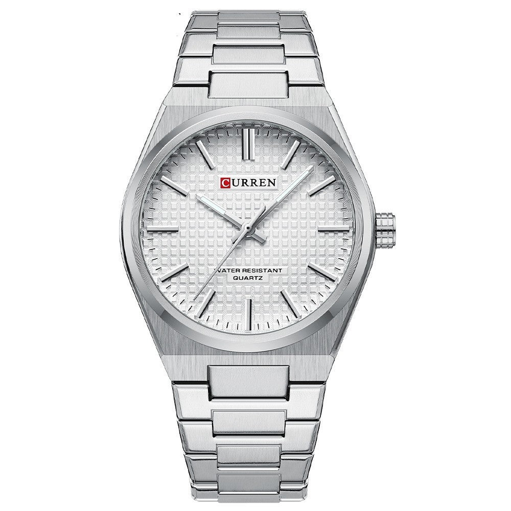 Men's Simplicity Grid Quartz Business Watch