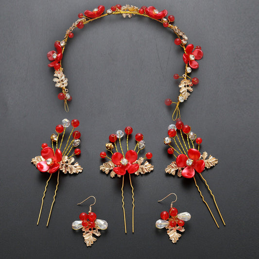 Manufacturers Selling Costume Jewelry Set Wedding Bride Headdress Wedding Hair Ornaments Accessories Wholesale