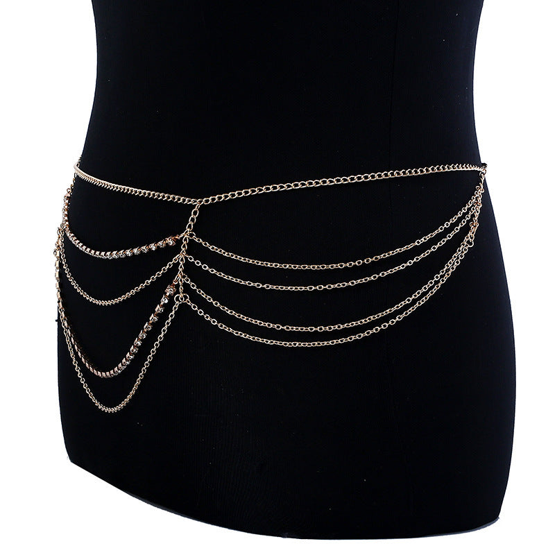 Claw Chain Tassel Body Chain