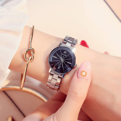 Stainless steel steel quartz watch