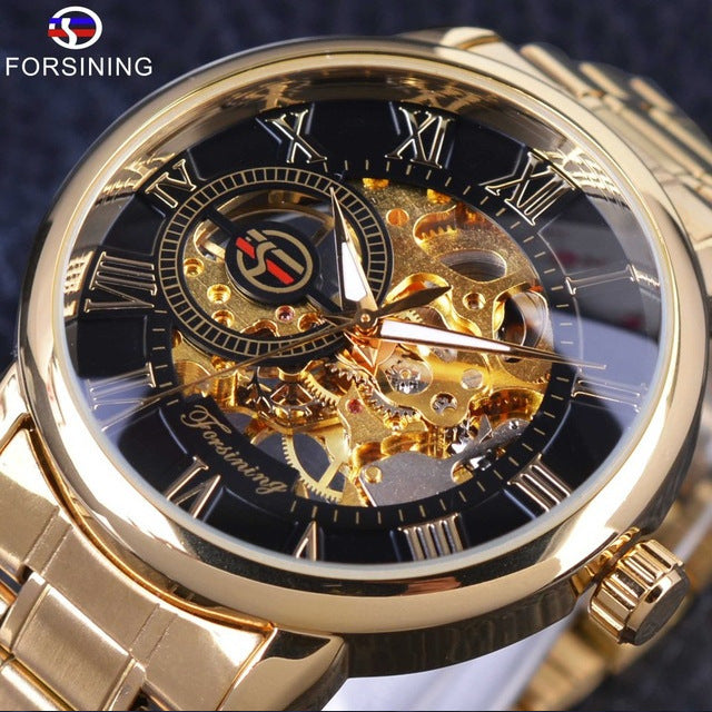 On Behalf Of A Foreign Hot  Hollow Men S Genuine Colored Optional Mechanical Watch