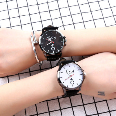 Retro personality simple female watch