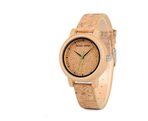 BOBO BIRD Natural Bamboo Watch