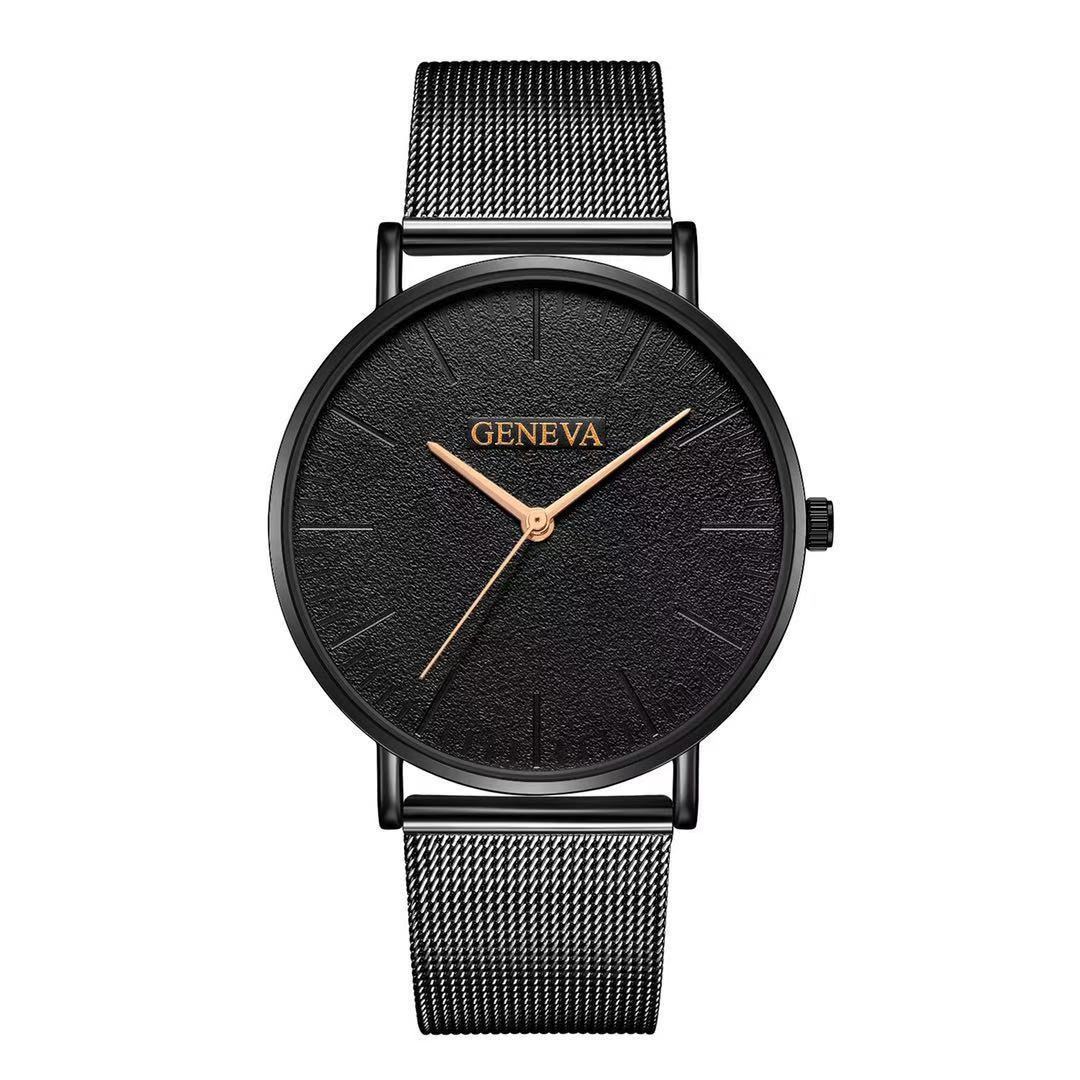 Men's watch men's watch steel mesh strap watch