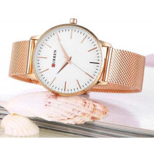 Thin Ladies Casual Simple Waterproof Quartz Watch