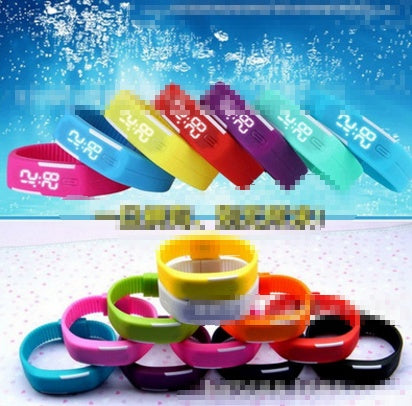 Unisex Digital Red LED Sports Wrist Watch