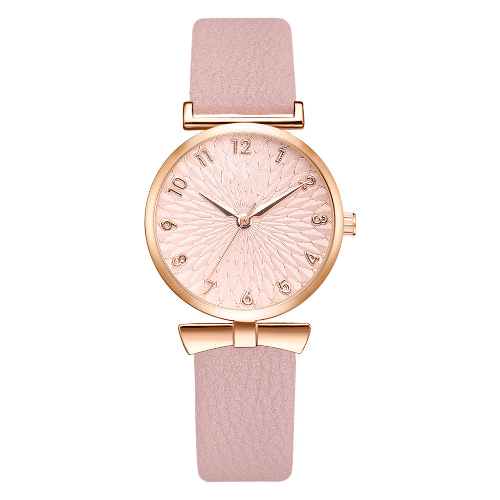 Women's Fashion Quartz Pu Strap Simple Fashion Watch Women's Watch Wholesale