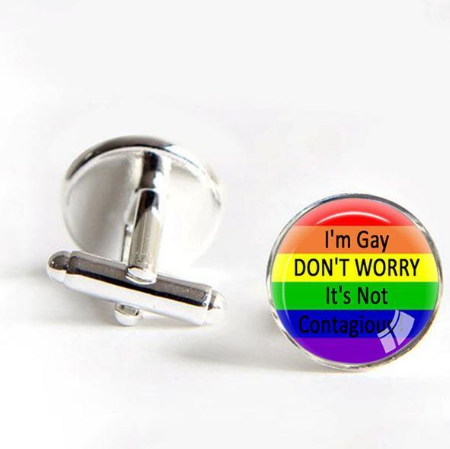 Gay Pride Cufflinks