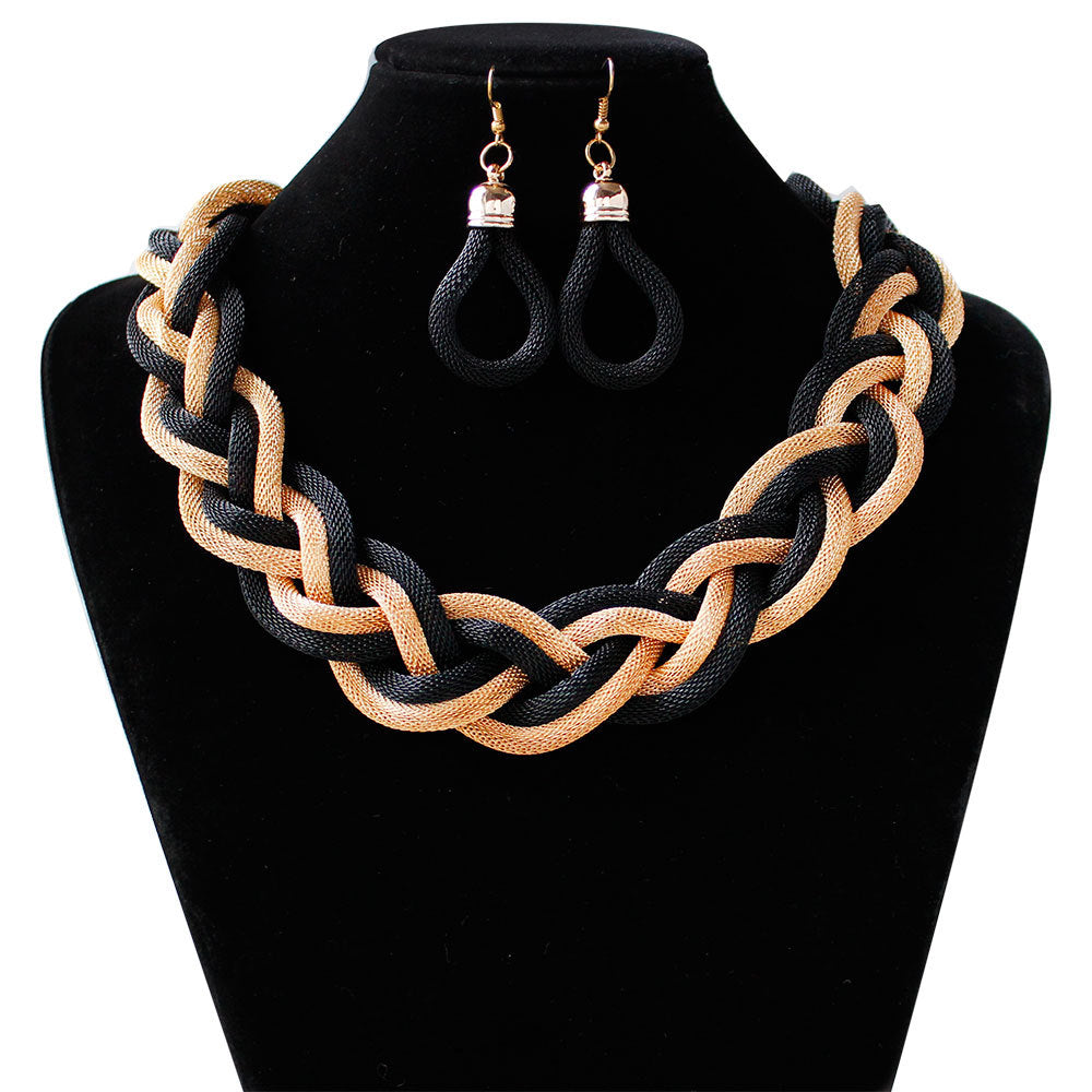 Hand-woven rope necklace chain