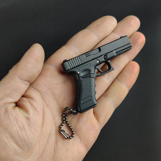 G17 Half Alloy Key Ring Model Guns Pendant Gift Toys
