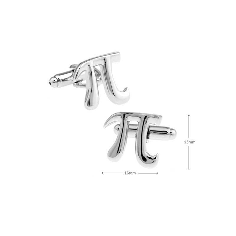 Mathematical Physics Greek Letter Symbol π Cufflinks