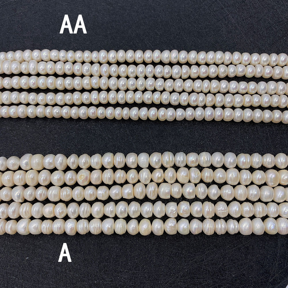 Natural Freshwater Pearl Loose Bead Jewelry Necklace Accessories