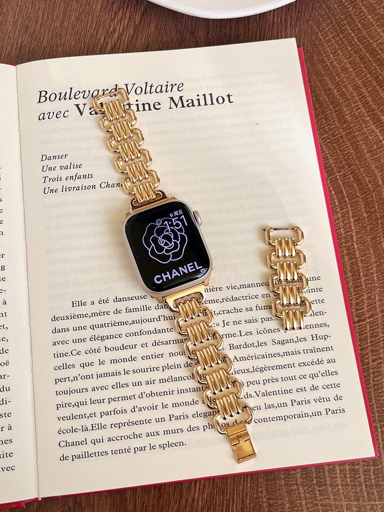 Watch 8 Represents All-matching Chain With Iwatch765 Generation SE Metal Ring Buckle