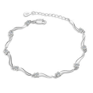 925 Sterling Silver Bracelet Korean Jewelry Sterling Silver Bracelet