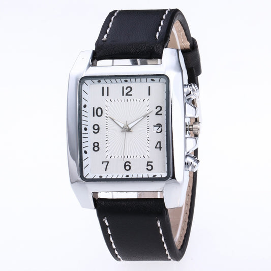Men's Casual Rectangular Quartz Watch