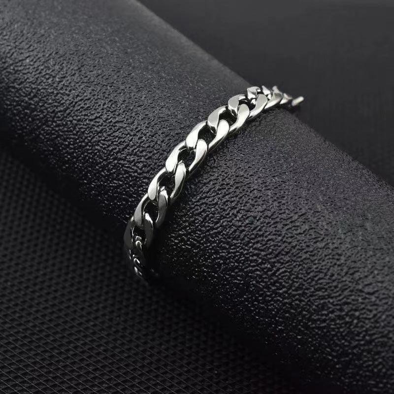 Fashion Personality Cuban Chain Bracelet Men