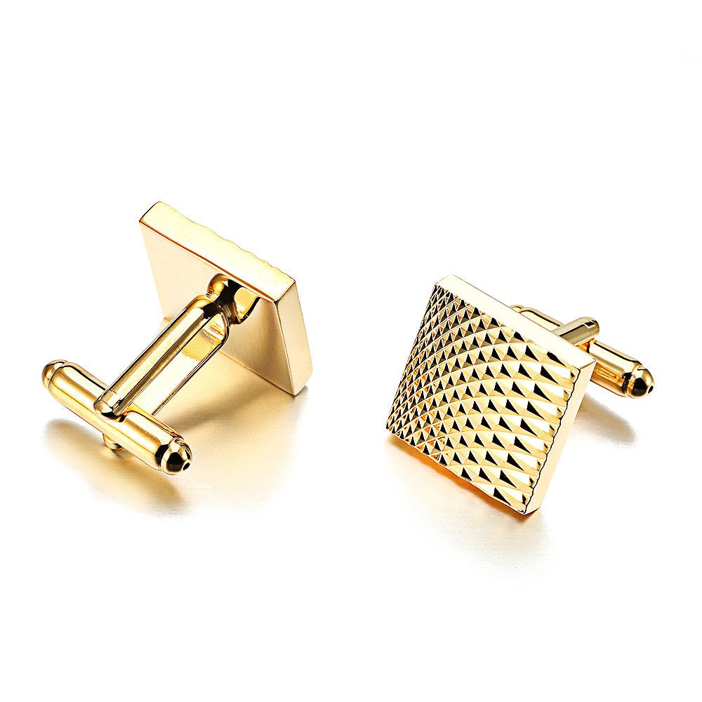 18K Gold High Quality Men's Shirt Cufflinks