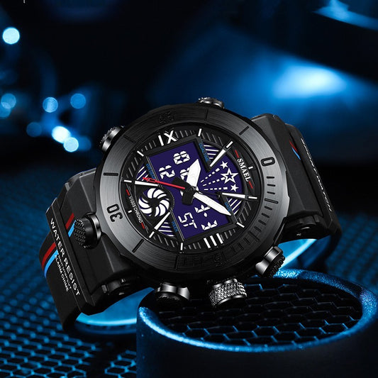 Sports Waterproof Trend Electronic Men's Watch