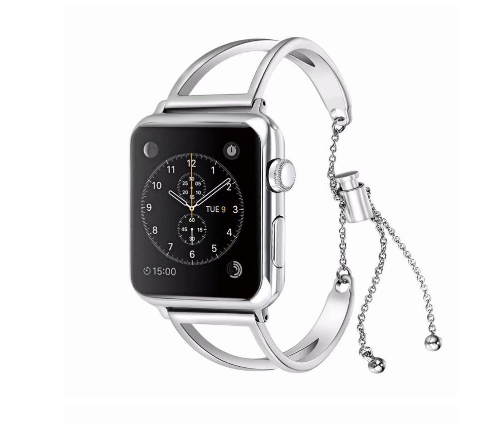 Compatible with Apple, Watch Bands Adjustable Stainless Steel Strap / iWatch series 3 2 1 (38mm/42mm)